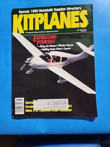 Kitplanes magazine june 1993 - kitplanes,