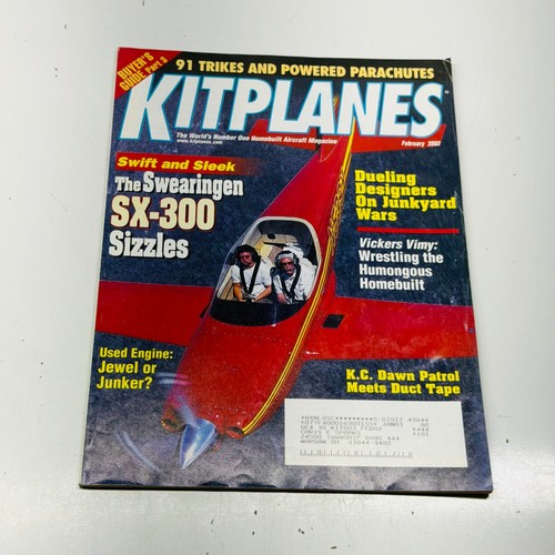 Kitplanes february 2002 - february,