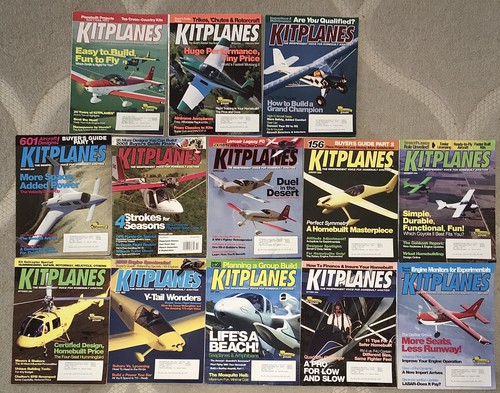 Kitplanes magazine lot 13 - magazine,